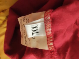 Maglia manica lunga rossa con C bianca