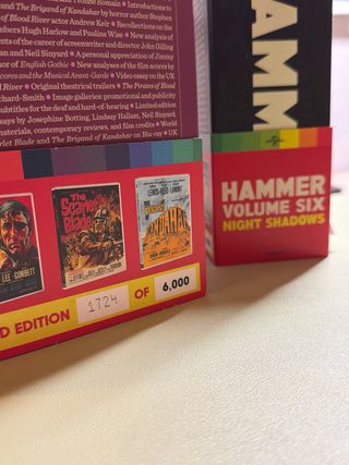 6 Cofanetti Hammer Horror Collection