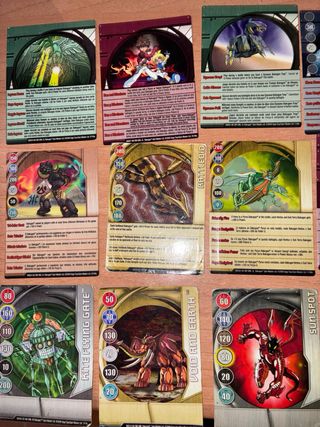 Lote 18 Cartas Bakugan