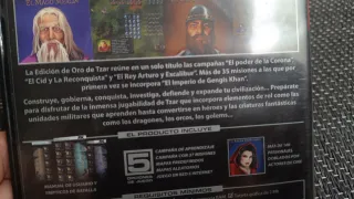 Tzar Edición de Oro PC CD ROM nuevo