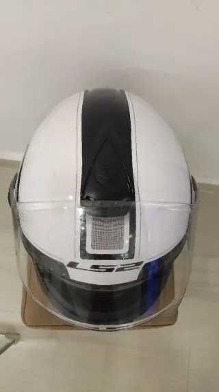 Casco Moto Modular LS2 Blanco