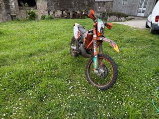 KTM 300 EXC Naranja y Blanca