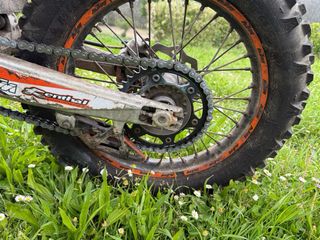 KTM 300 EXC Naranja y Blanca