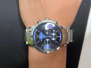 Reloj Emporio Armani Azul y Plateado