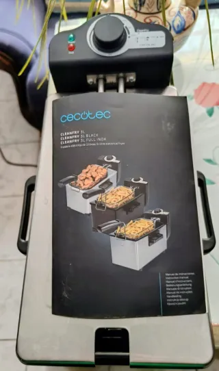 Freidora Cecotec Inox 3L