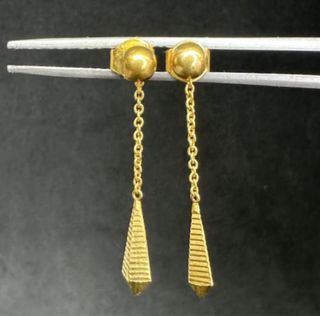 Pendientes Oro 18k Colgantes