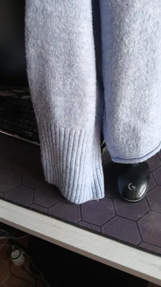 Jersey cuello alto mujer talla única