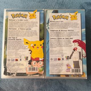 2 Películas VHS Pokémon (Español)