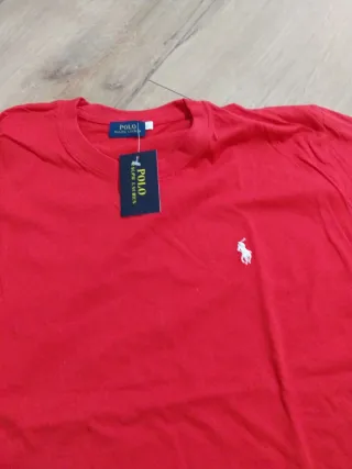 Camiseta Polo Ralph Lauren Roja Talla XL