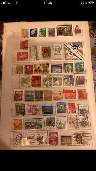 12) Lotto Francobolli Misti Mondo