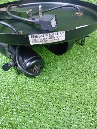 Lámpara de techo negra 3 focos