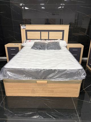 oferta canapé + colchon viscoelastico 135/150cm