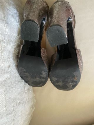 Sandalias Bimba y Lola Talla 35 Plateadas