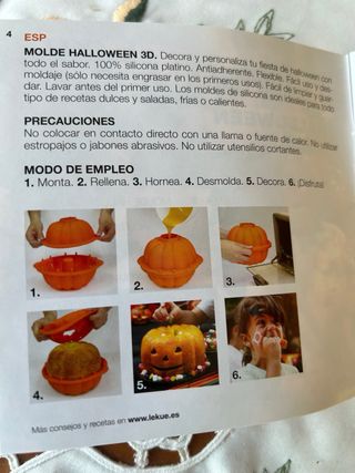 Molde silicona calabaza Lekue