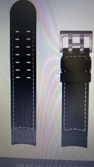 Correa Hamilton Caucho Negro H600.776.106