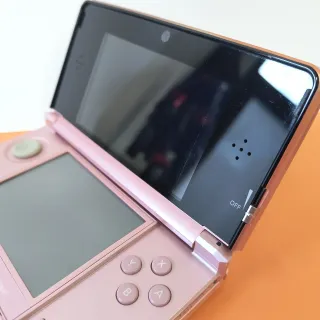 Console Nintendo 3DS ROSA E NERO + ALIMENTATORE OR