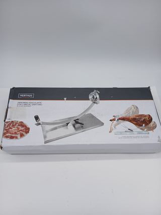 NERTHUS FIJ 1233 Jamonero basculante y cabezal giratorio acero inoxidable