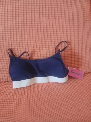 Top sujetador algodón Talla S NUEVO