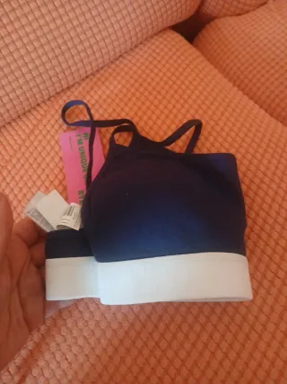 Top sujetador algodón Talla S NUEVO