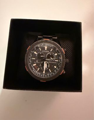 Reloj Citizen Eco-Drive Radio Controlado Negro Nar