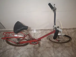 Bicicleta BH Plegable Antigua Roja