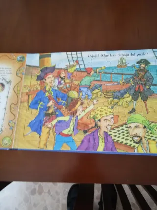 Libro de puzzles pirata