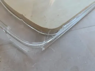 Porta formaggio Guzzini trasparente e beige