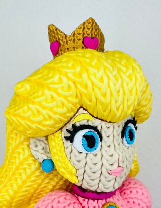 Figura Princesa Peach Crochet