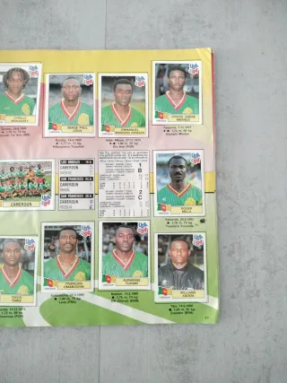 Álbum Panini Mundial USA 94 Cromos