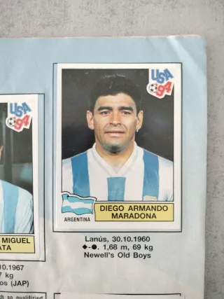 Álbum Panini Mundial USA 94 Cromos