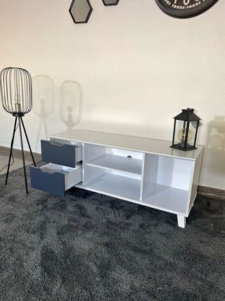 OFERTA DE GENIAL MUEBLE DE TV BAJO 2 CAJONES