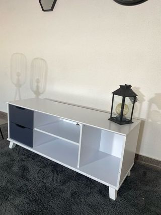 OFERTA DE GENIAL MUEBLE DE TV BAJO 2 CAJONES