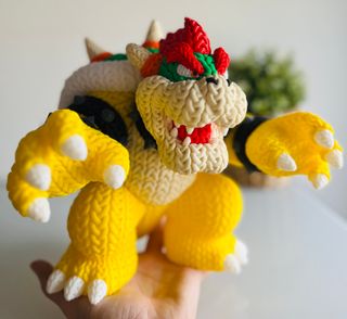 Figura Bowser Crochet