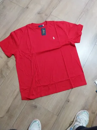 Camiseta Polo Ralph Lauren Roja Talla 2XL