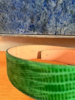 Cintura Etro pelle verde