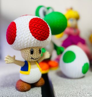 Figura Crochet Toad