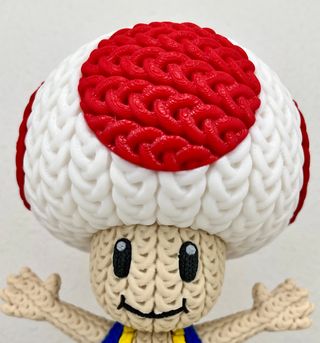 Figura Crochet Toad