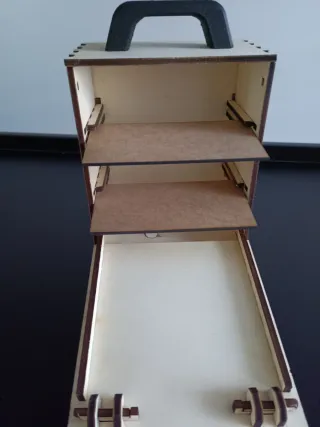 Maletín para transporte de miniaturas