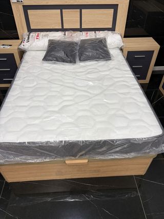 Canapé + Colchón Viscoelástico 135/150cm