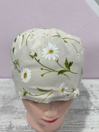 Gorro Quirúrgico Estampado Margaritas