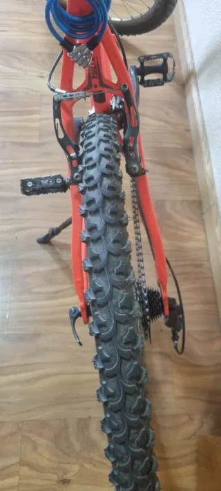 Bicicleta Montaña 24 Naranja