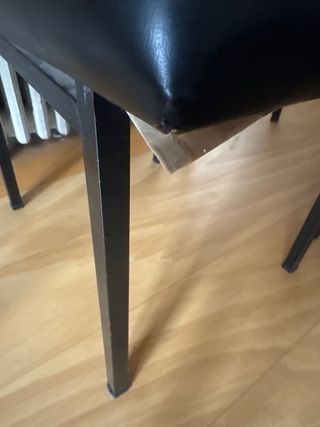 Juego de 2 sillas negras