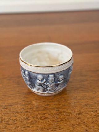Macetero Vintage Capodimonte Relieves