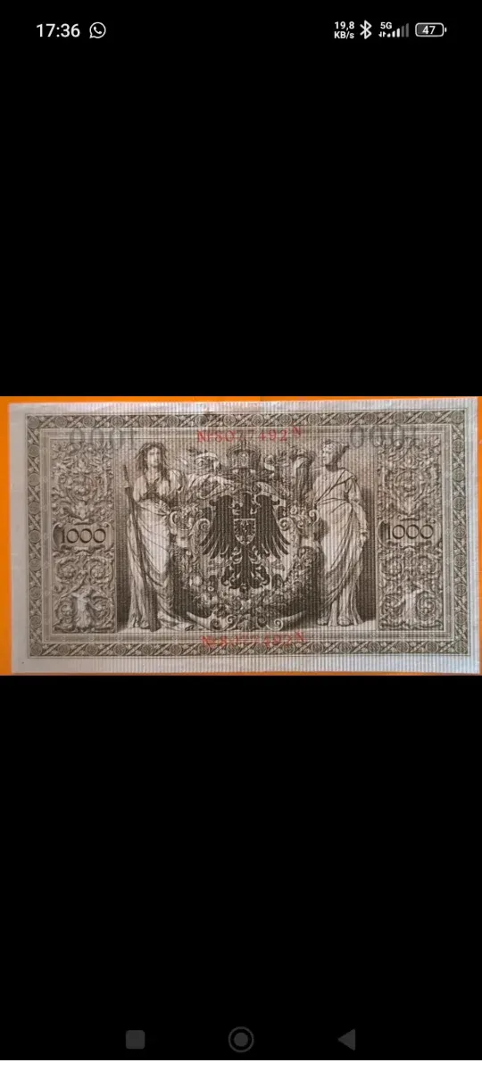 Nota de 1000 Reichsbank 1910