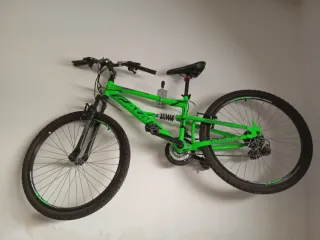 Bicicletta Full Suspension Verde
