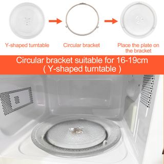 Plato giratorio microondas 24.5 cm vidrio