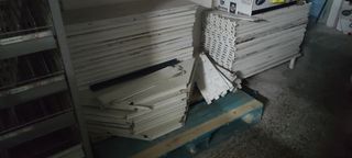 Estanterías Supermercado Metal Blanco 100/130m