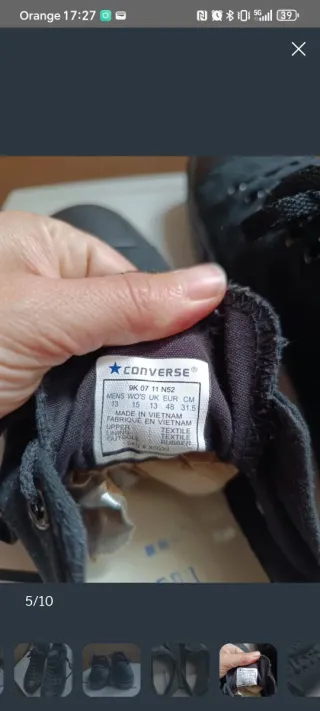 Converse All Star Talla 48