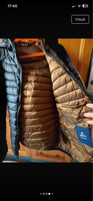 Giubbino uomo 100 grammi blu