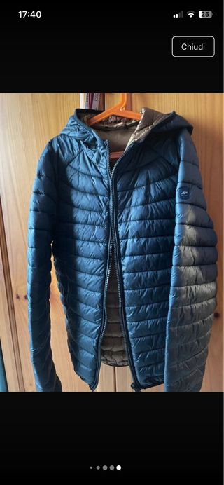 Giubbino uomo 100 grammi blu
